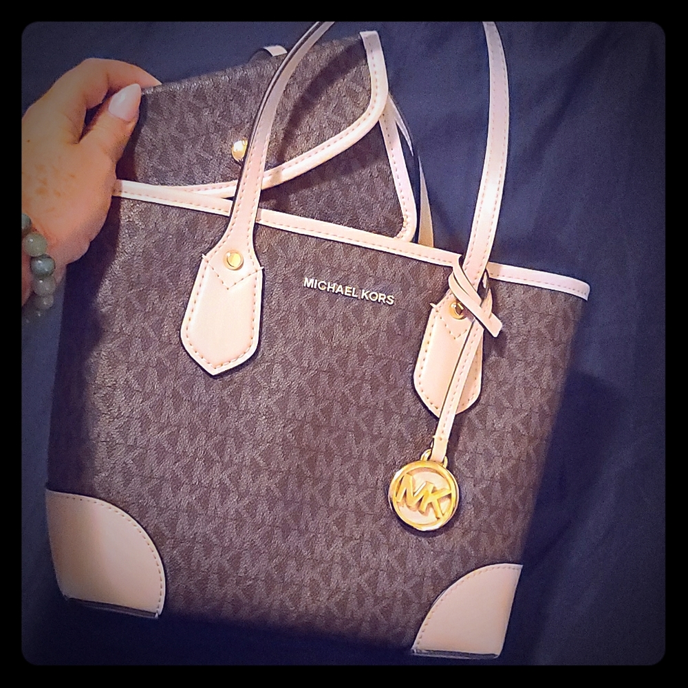 Michael Kors Eva Extra-Small Logo Tote Bag
